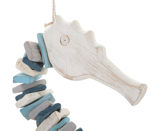 Zidna dekoracija SEA HORSE COLOR 22X6X55 cm