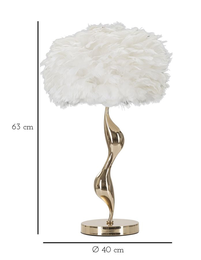 Stolna lampa HAYES 63x40x40 cm