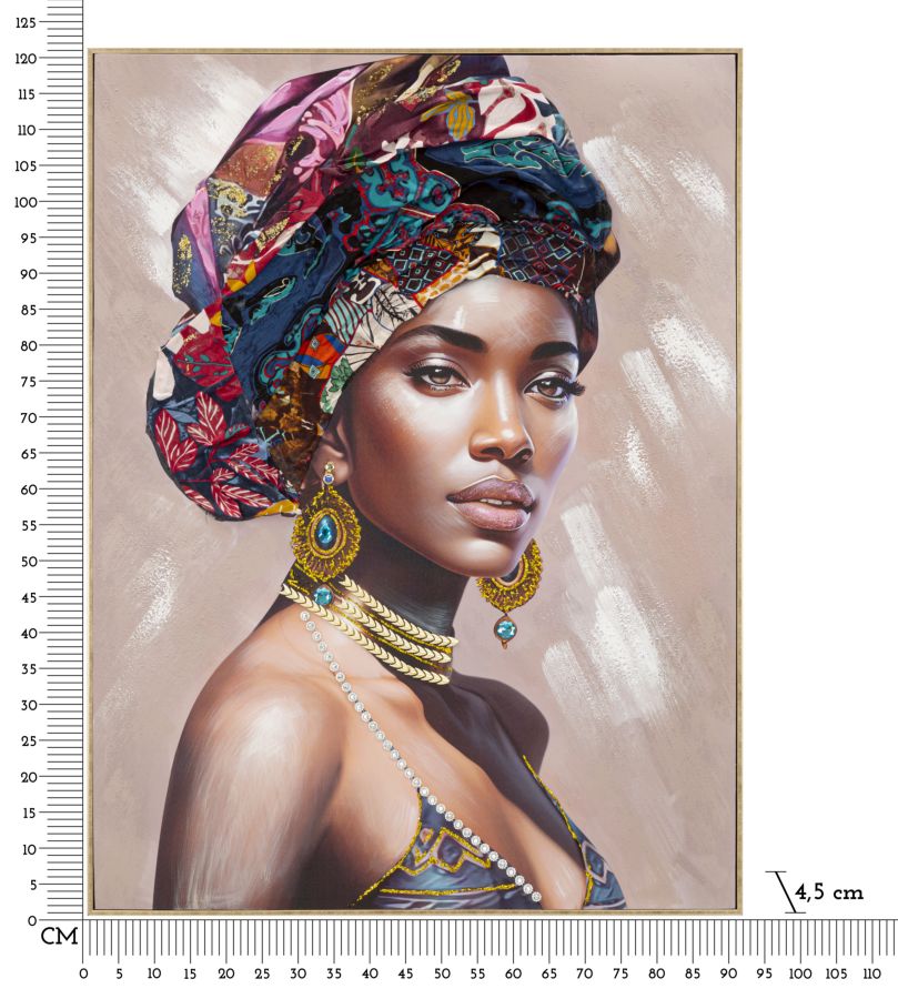 Slika na platnu s drvenim okvirom ALEXANDRA -A- 92X4,5X122 cm