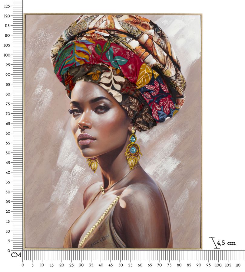 Slika na platnu s drvenim okvirom ALEXANDRA -B- 92X4,5X122 cm