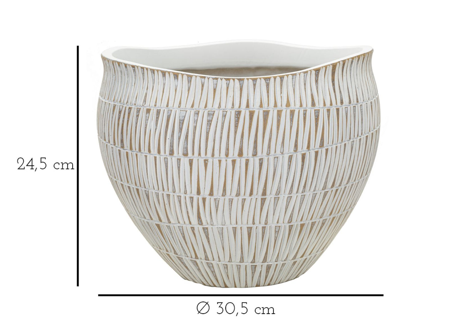 Tegla za cvijeće STIKY Ø 30,5X24,5 cm