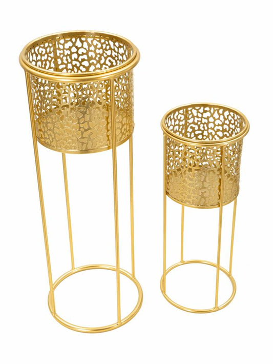 Stalak za cvijeće NAT set 2 kom Ø 17X46-14X34 cm
