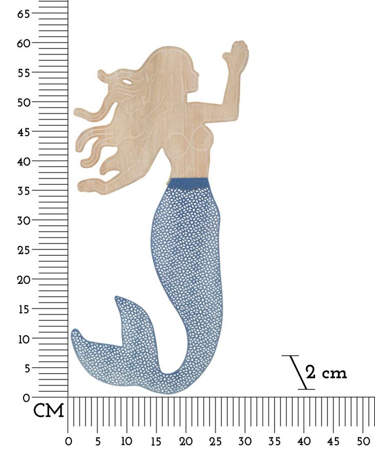 Zidna dekoracija SIRENA 30,5X2X60 cm