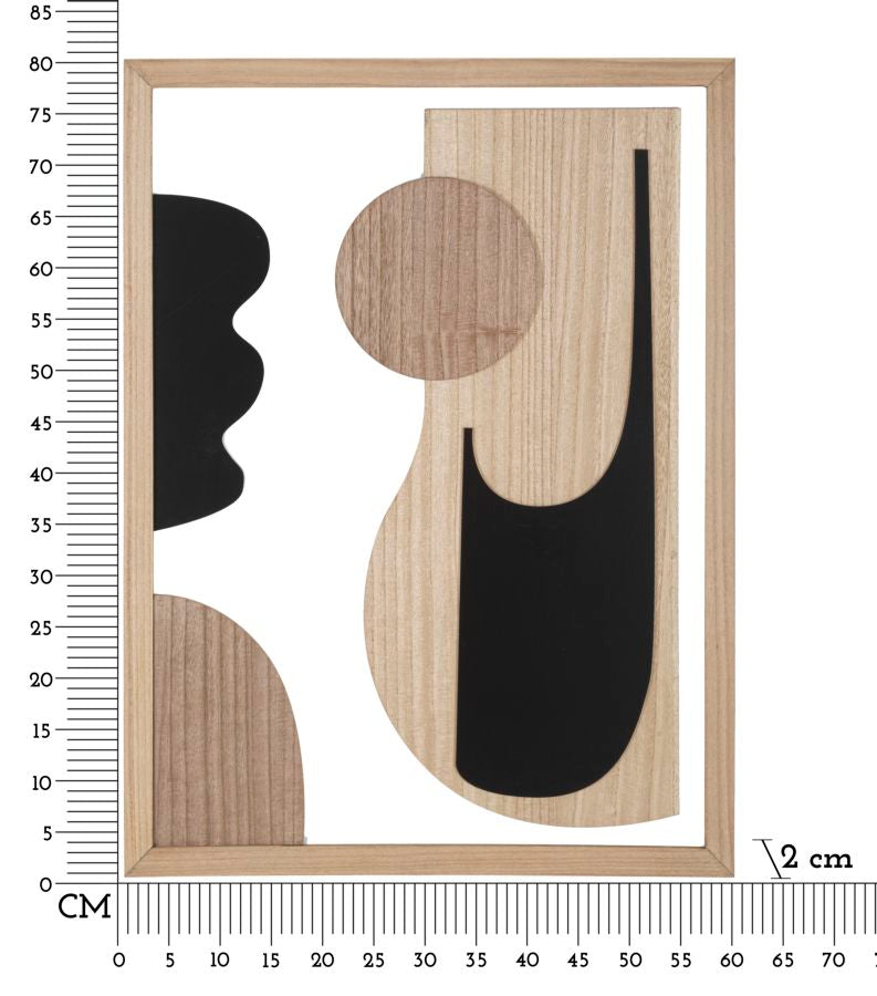Zidni dekor YARELI 80x60x2 cm