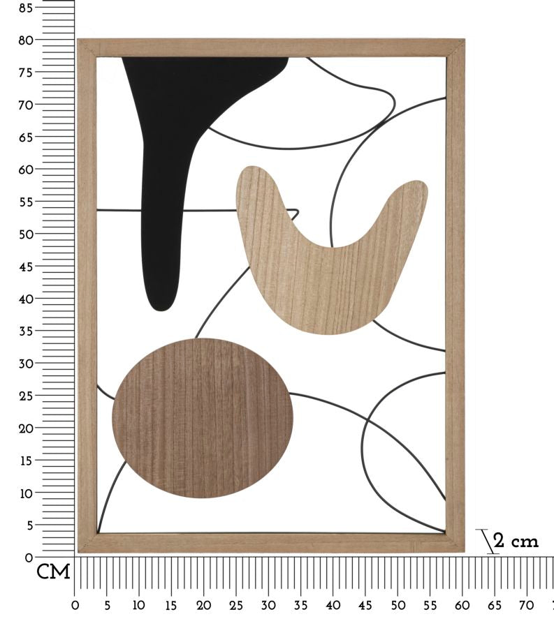 Zidni dekor CLEO 80x60x2 cm