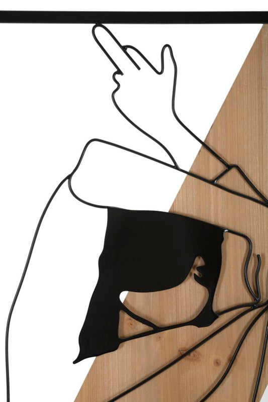 Zidni dekor LUELLA 90x50x2 cm