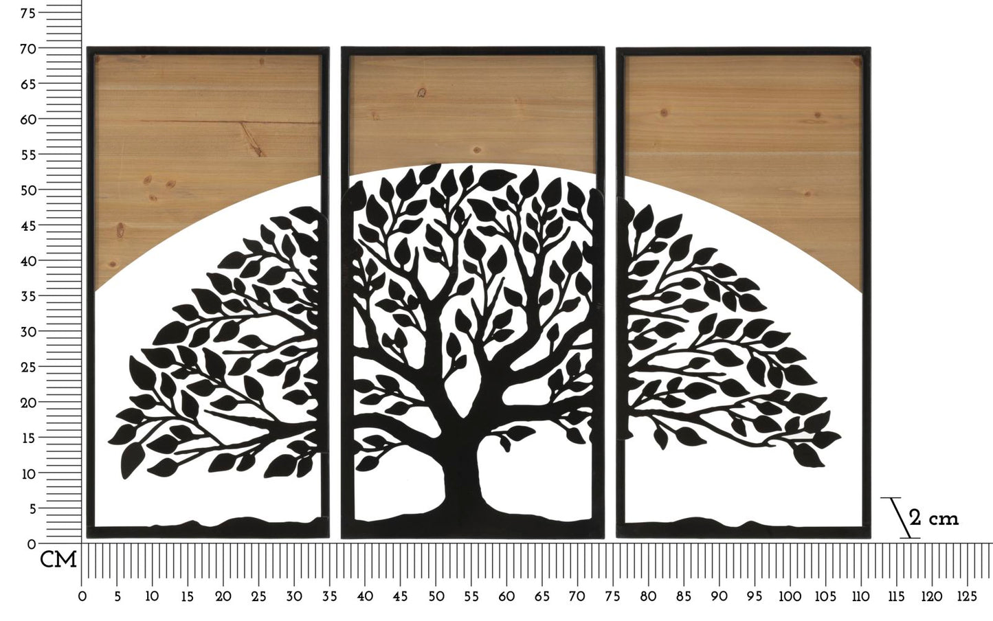 Zidni dekor DANIELLE 70x105x2 cm