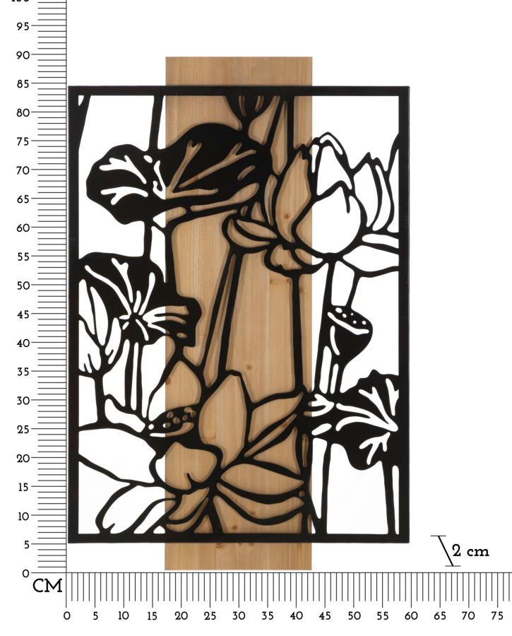 Zidni dekor NATASHA 90x60x2 cm