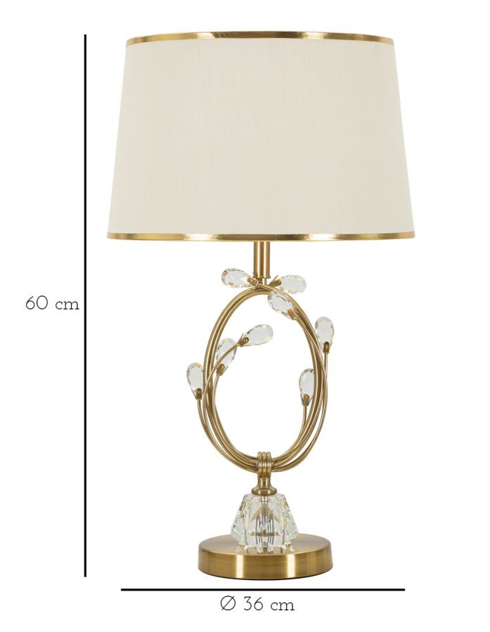 Stolna lampa JENESIS 60x36x36 cm