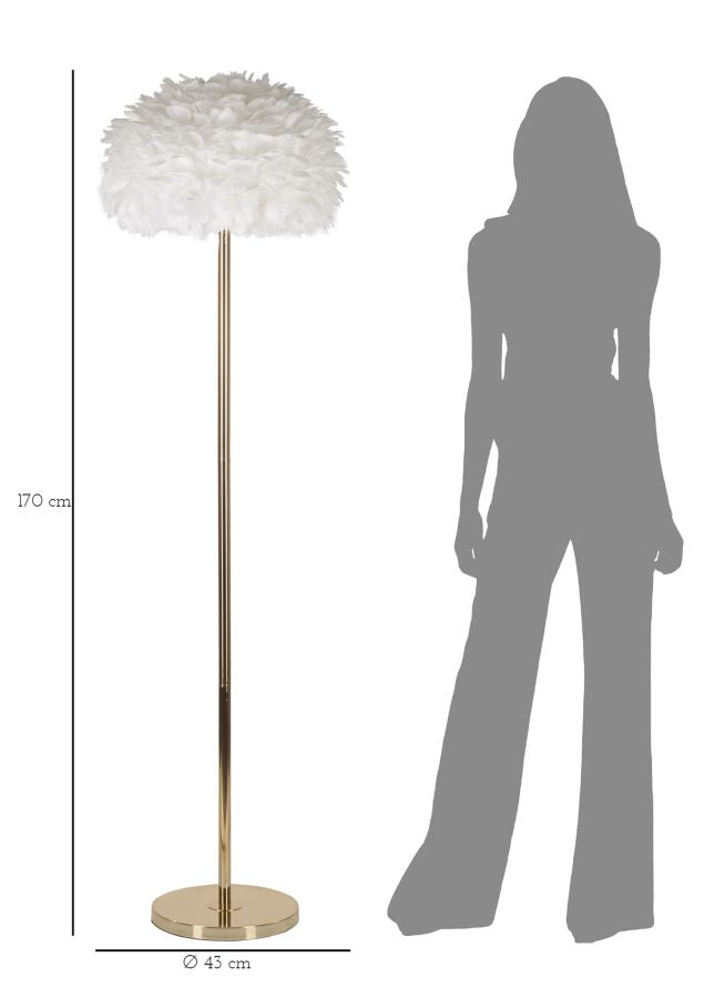 Podna lampa ALAIYA 170x43x43 cm