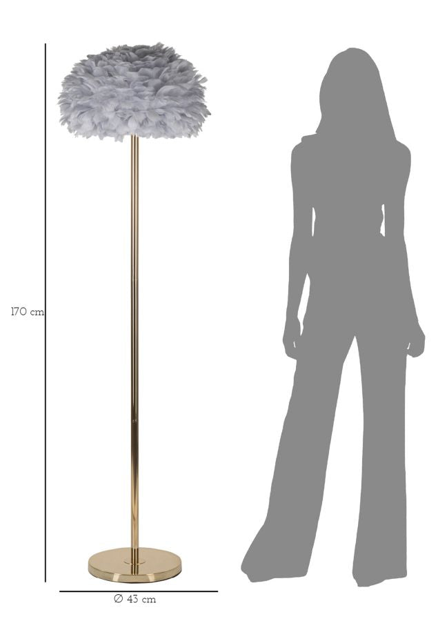 Podna lampa AVALYNN 170x43x43 cm