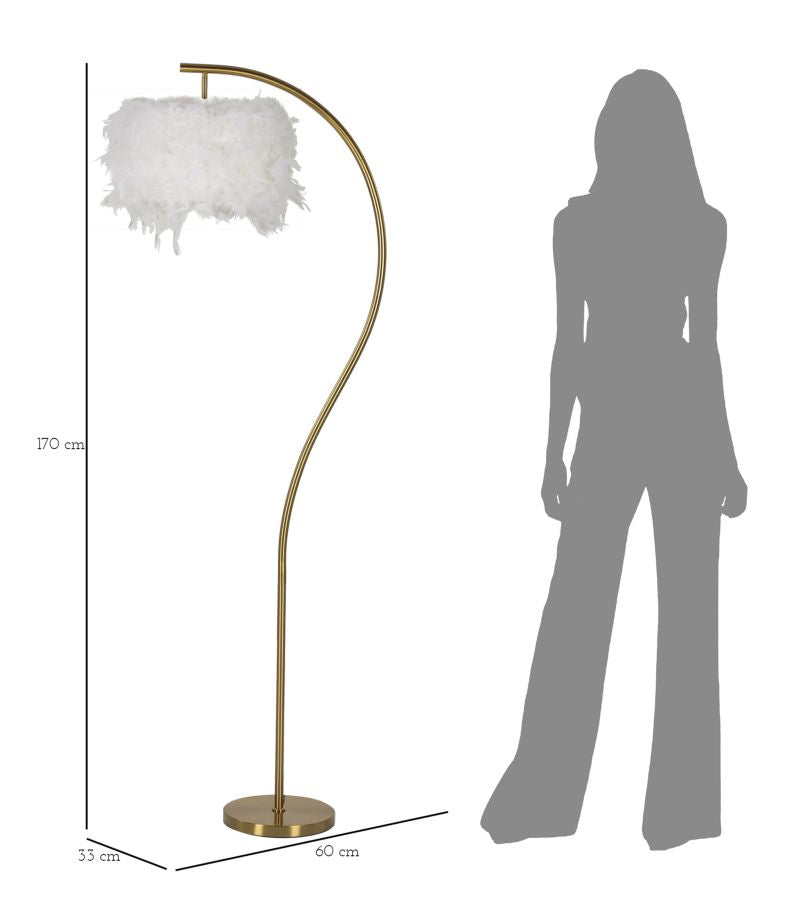 Podna lampa MADISYN 170x60x33 cm