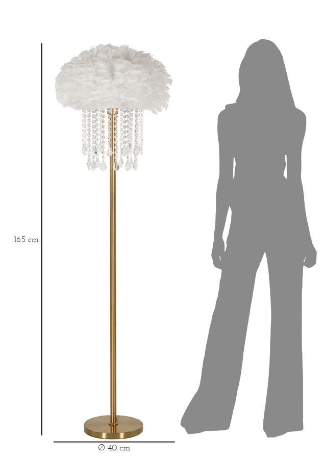 Podna lampa KAITLYN 165x40x40 cm
