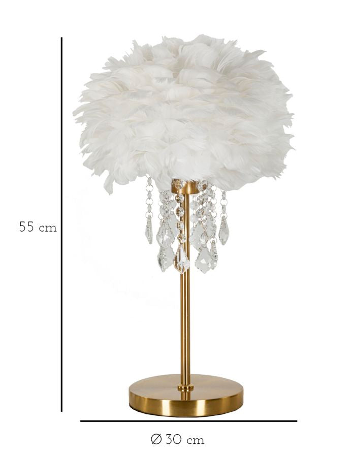Stolna lampa MAREN 55x30x30 cm