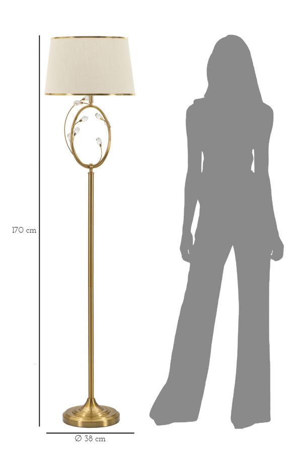 Podna lampa ASHLYNN 170x38x38 cm