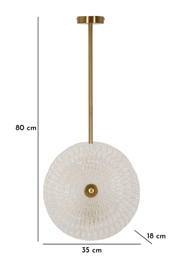 Stropna lampa MICHAELA 80x35x18 cm