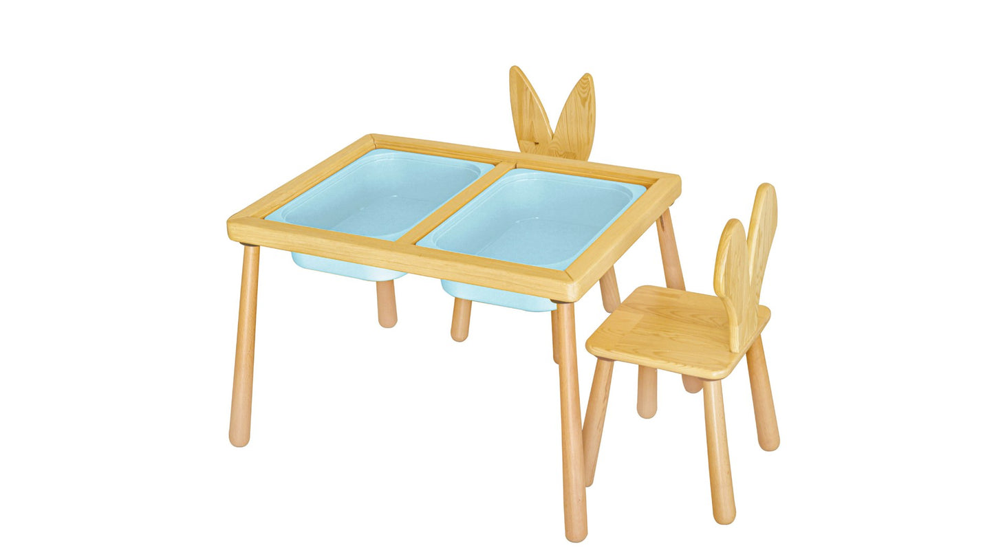 Dječji stol set Table and 2 Chairs - Blue