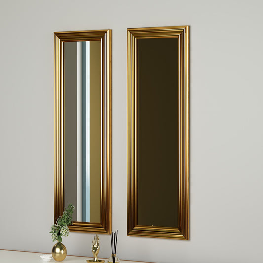 Set ogledala (2 komada), Zlato, Candy - Gold