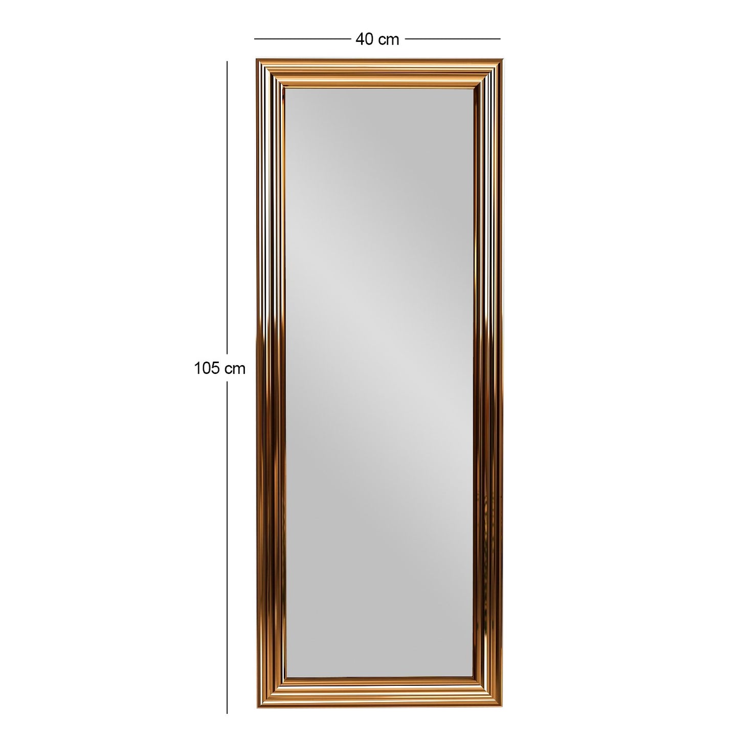 Ogledalo, bronca, Smooth - Bronze