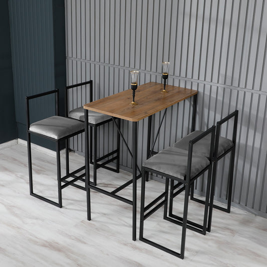 Barski stol i set stolice (5 komada) ARMANI