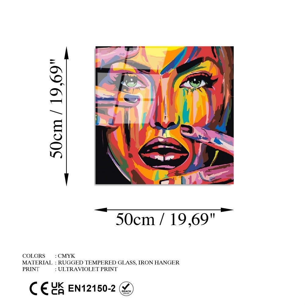 Slika dekorativna na staklu, UV-846 - 50 x 50