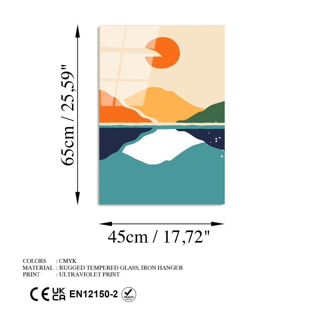 Slika dekorativna na staklu, UV-916 - 45 x 65