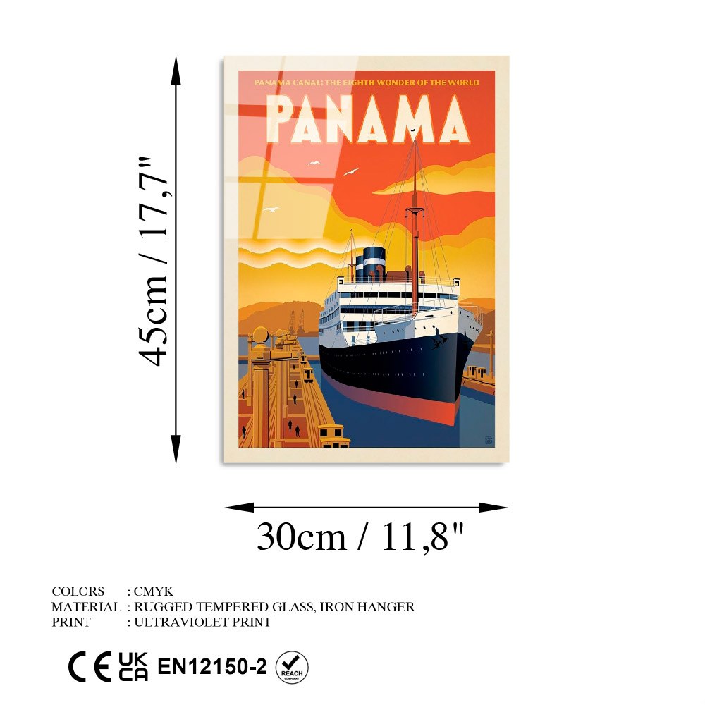 Ukrasna slika na kaljenom staklu UV-995 - 30 x 45