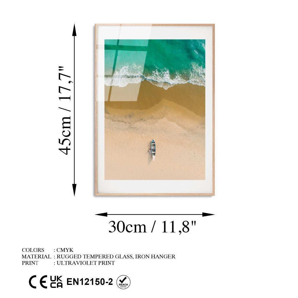 Ukrasna slika na kaljenom staklu UV-1072 - 30 x 45