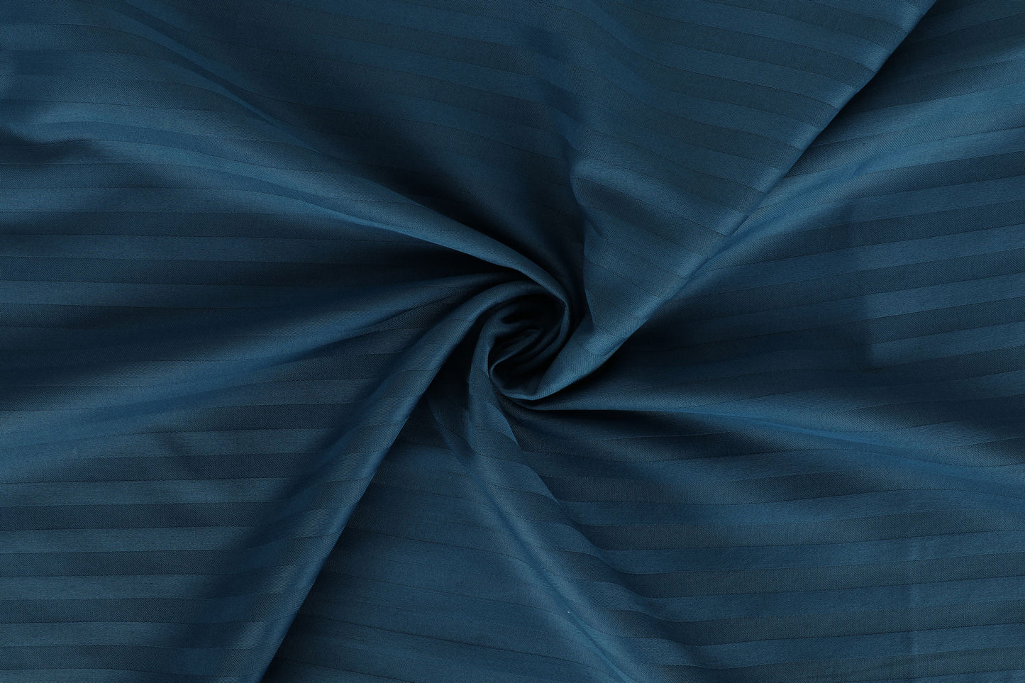 Posteljina JEFFERSON 100% PAMUČNI SATEN Navlaka za poplun: 240 x 220 cm Jastučnica: 60 x 60 cm (2 komada) , Stripe - Blue