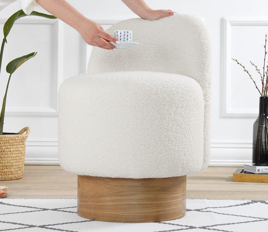 Tabure, Monre Teddy - White