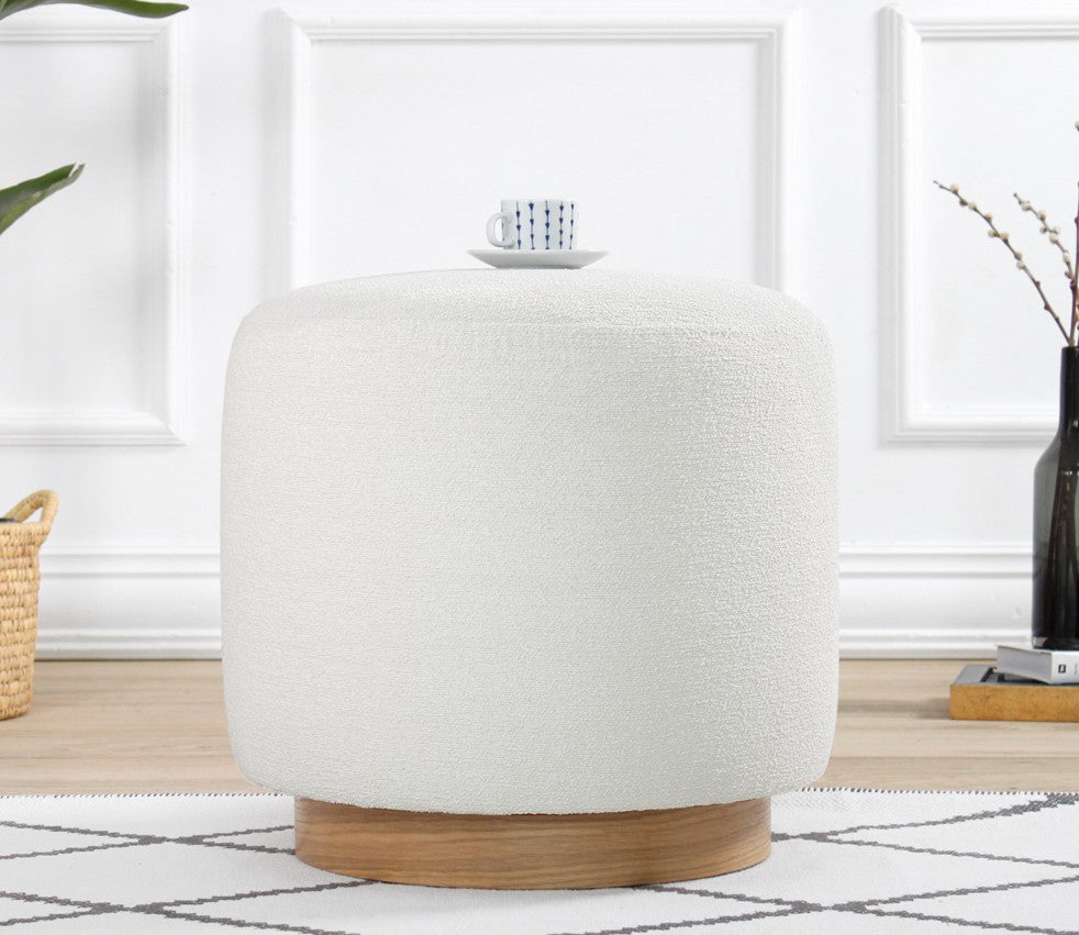 Tabure, Cheriton Puf - Cream