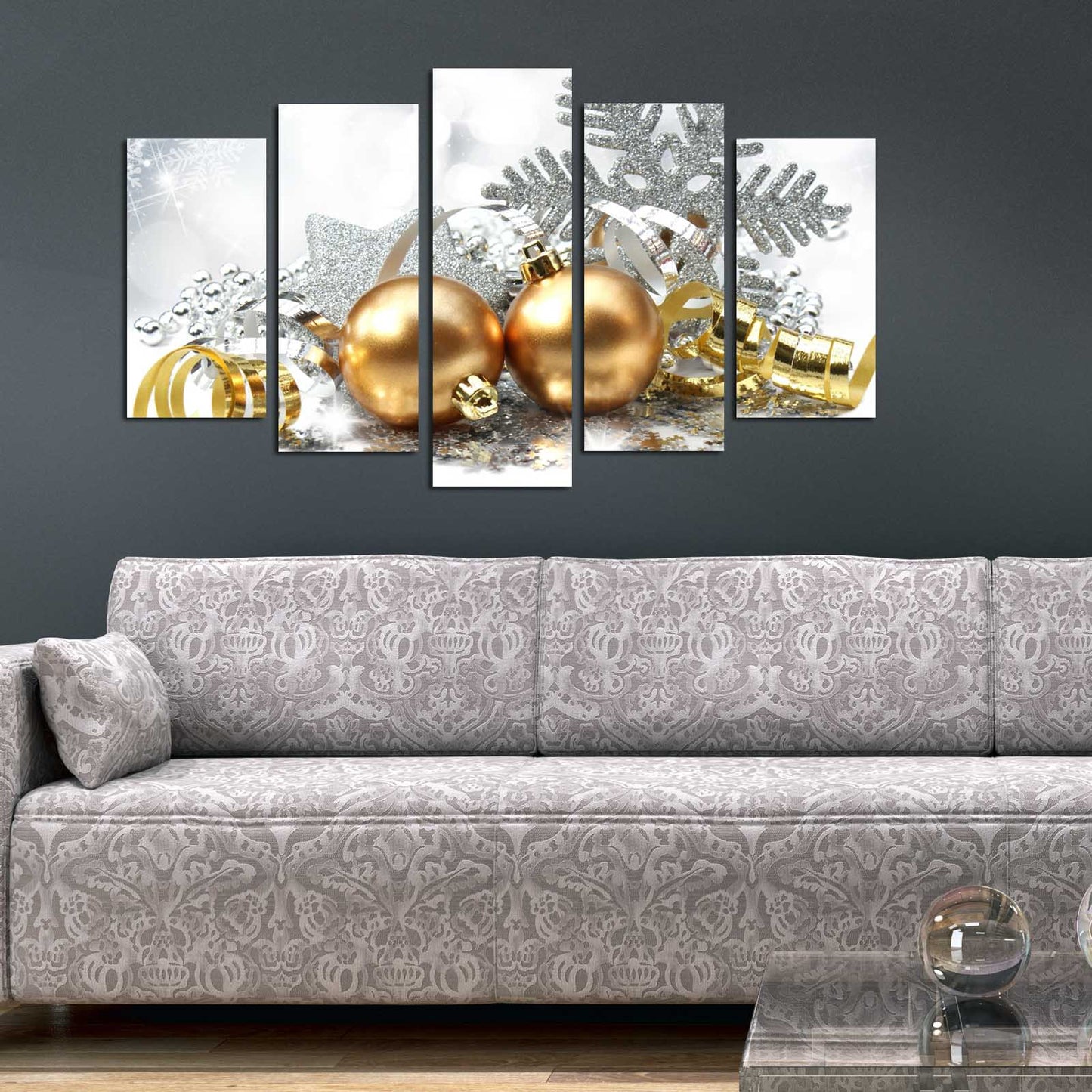 Ukrasna slika MDF -a (5 komada), 5PMDFNOEL-4