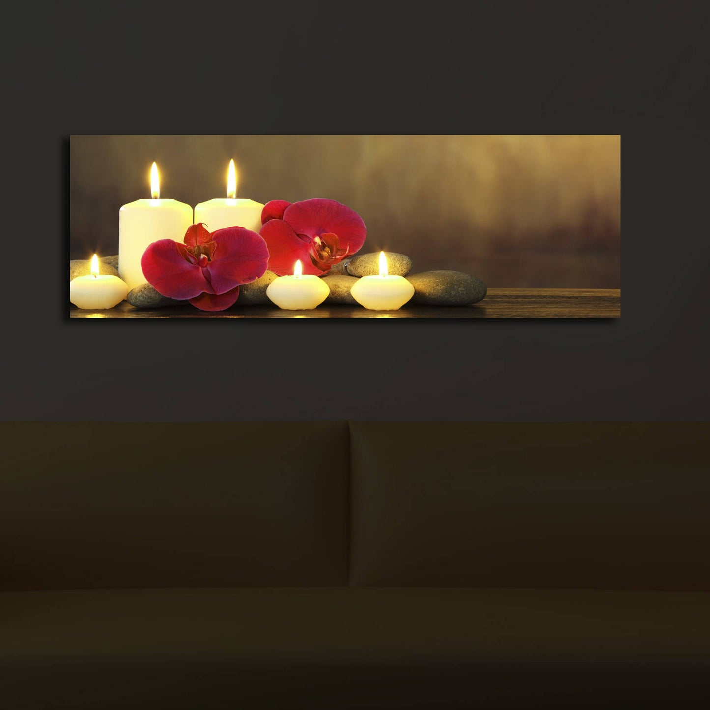 Ukrasna LED osvijetljena platno slika, 3090İACT-34