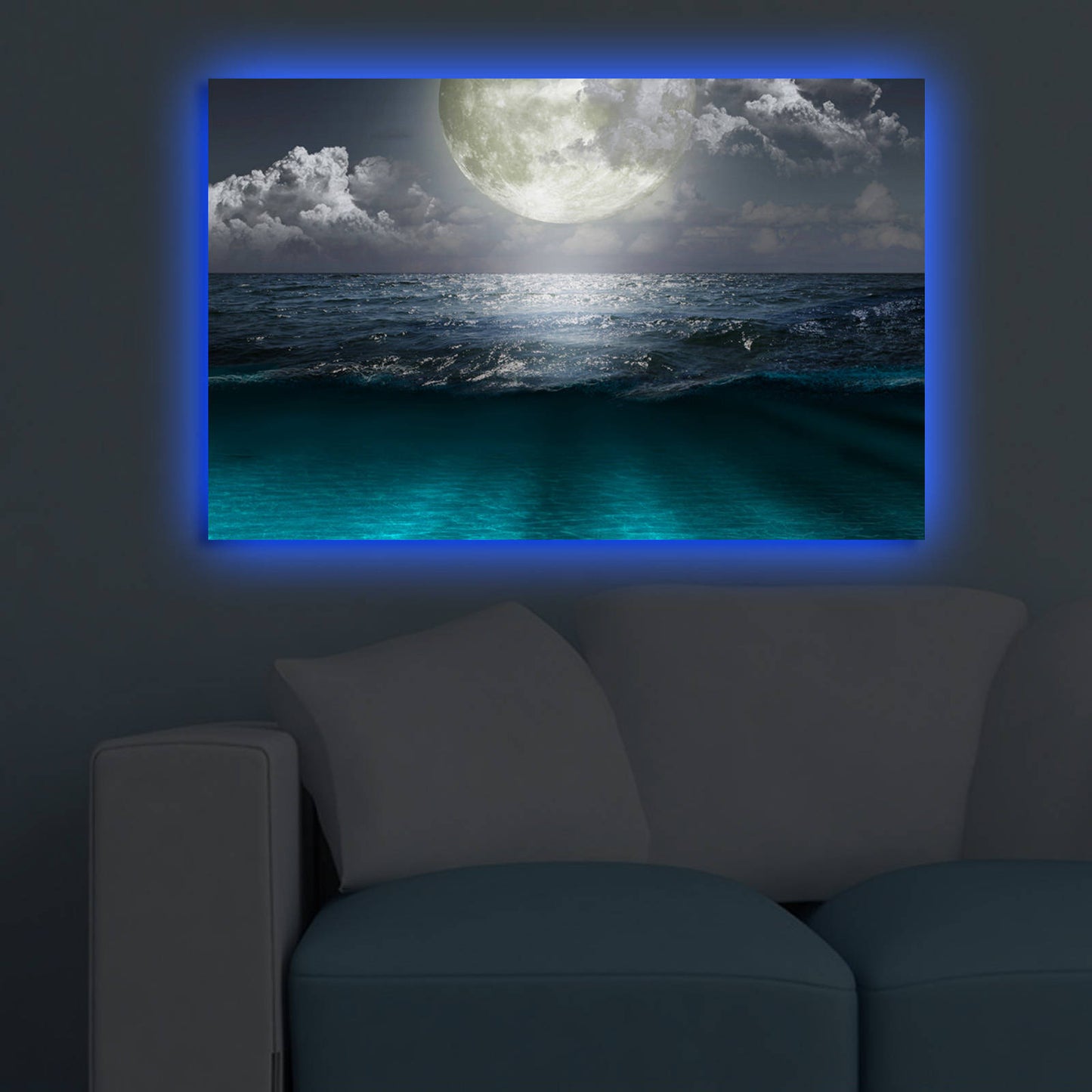 Ukrasna LED osvijetljena platno slika, 4570DACT-31