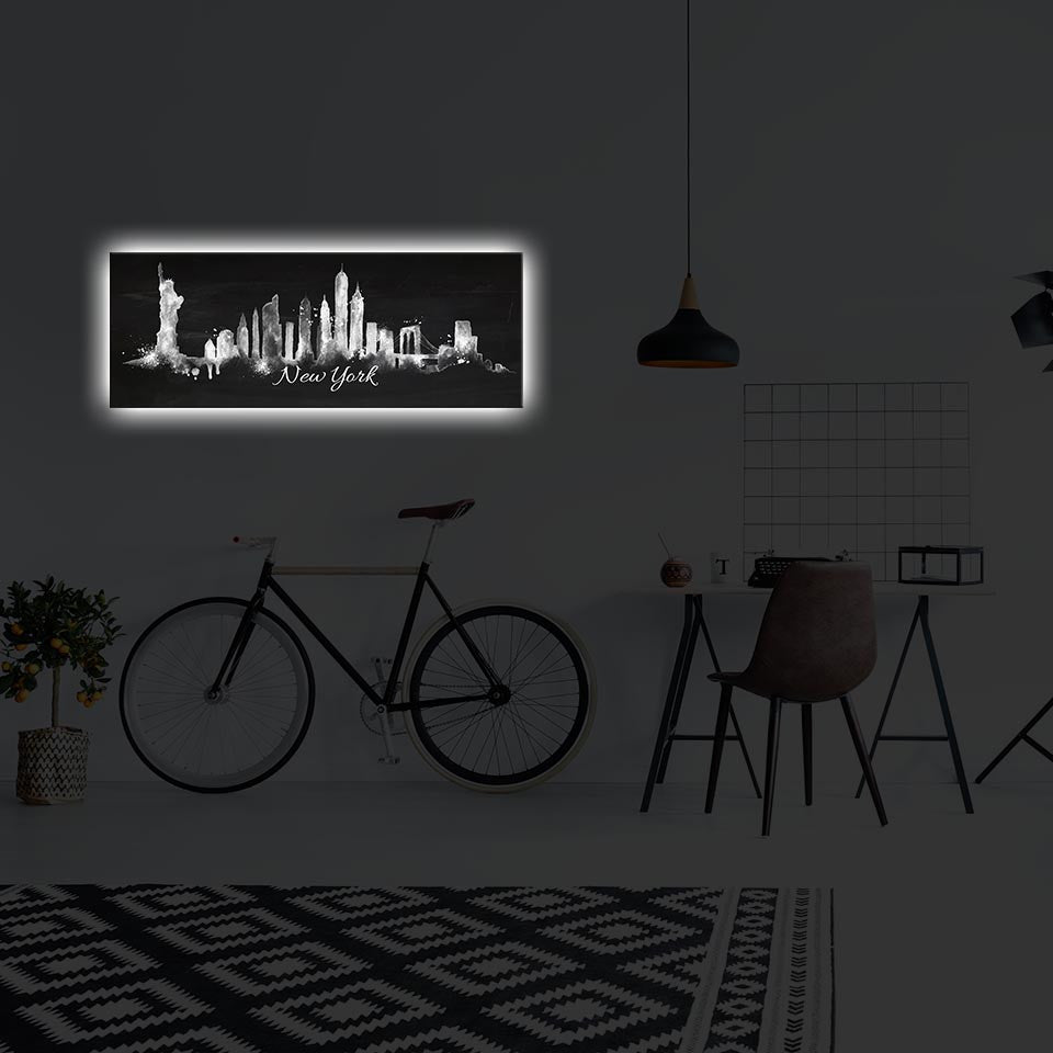 Slika dekorativna platno sa LED rasvjetom, ABD-012