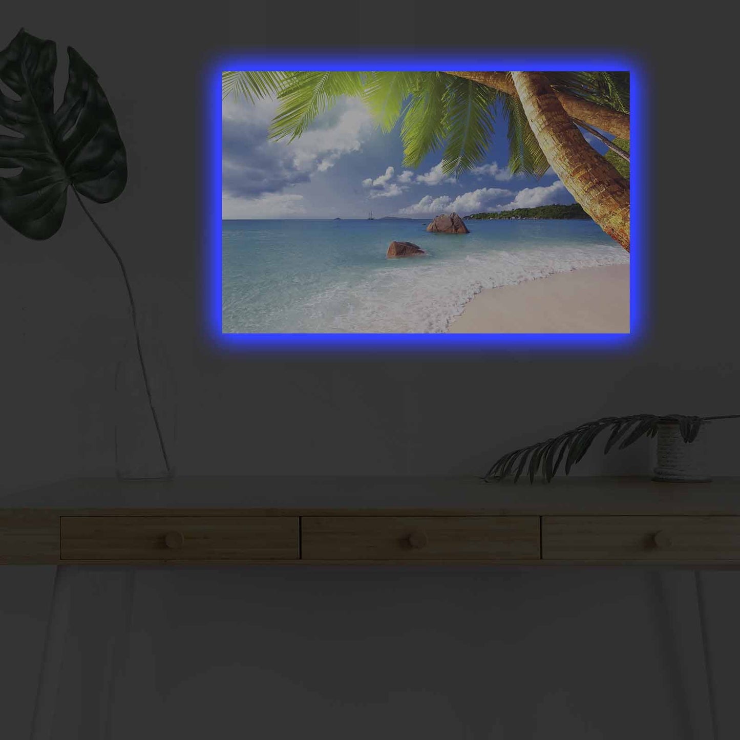 Slika dekorativna platno sa LED rasvjetom, 4570DHDACT-027