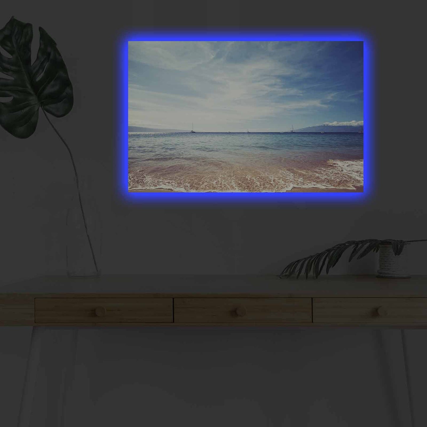 Slika dekorativna platno sa LED rasvjetom, 4570DHDACT-063