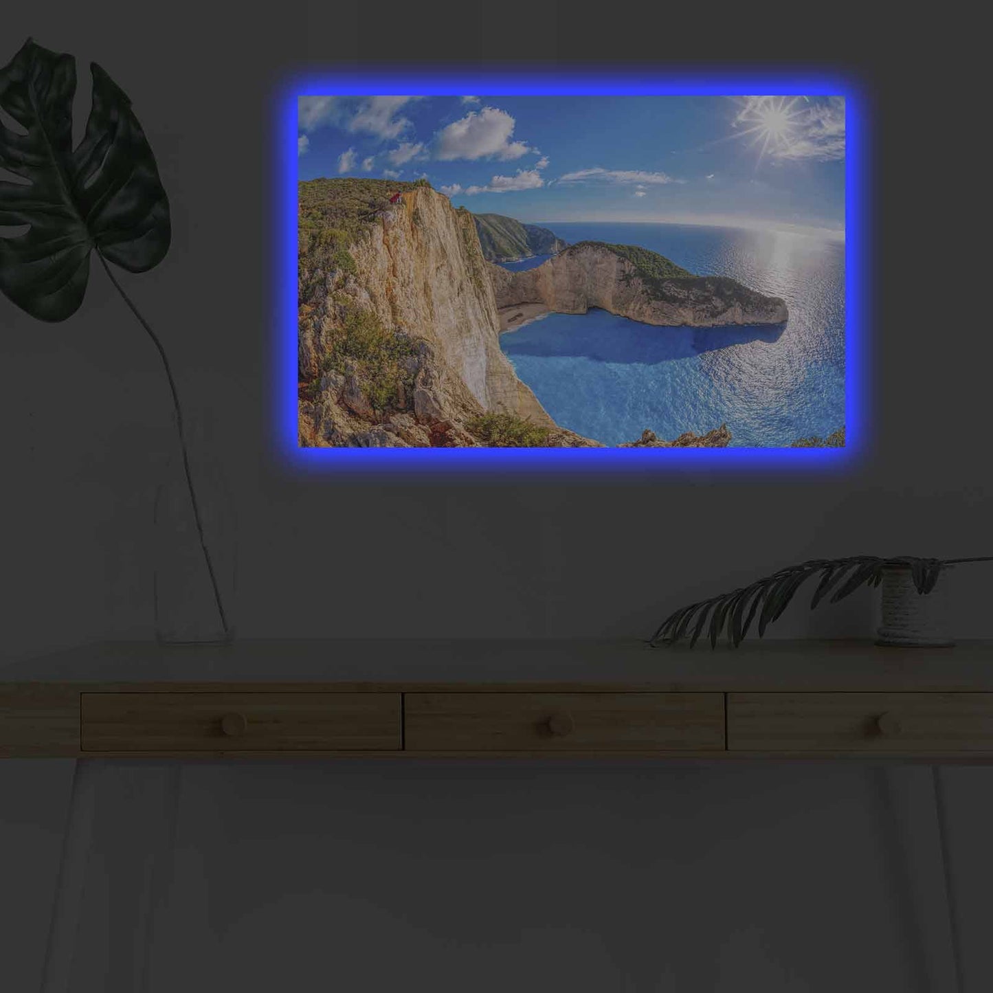 Slika dekorativna platno sa LED rasvjetom, 4570DHDACT-164