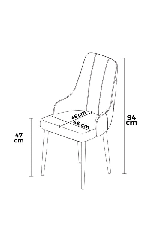 Set stolica (4 komada) ALIVIA
