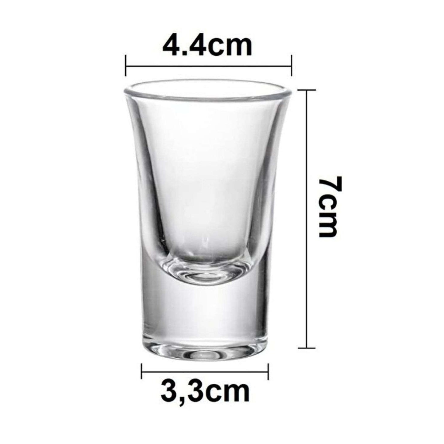 Set čaša za rakiju (6 komada) 299, Prozirno