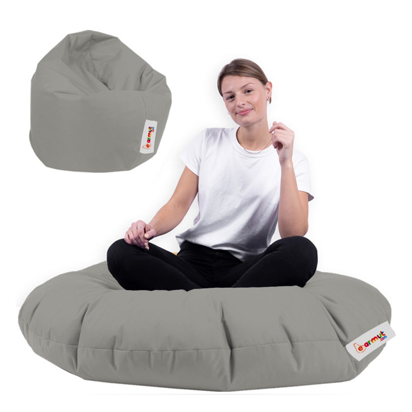 Vreća za sjedenje, Iyzi 100 Cushion Pouf - Fume