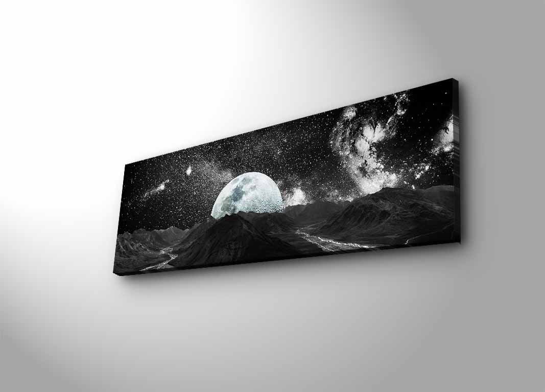 Ukrasna LED osvijetljena platno slika, 3090NASA-009