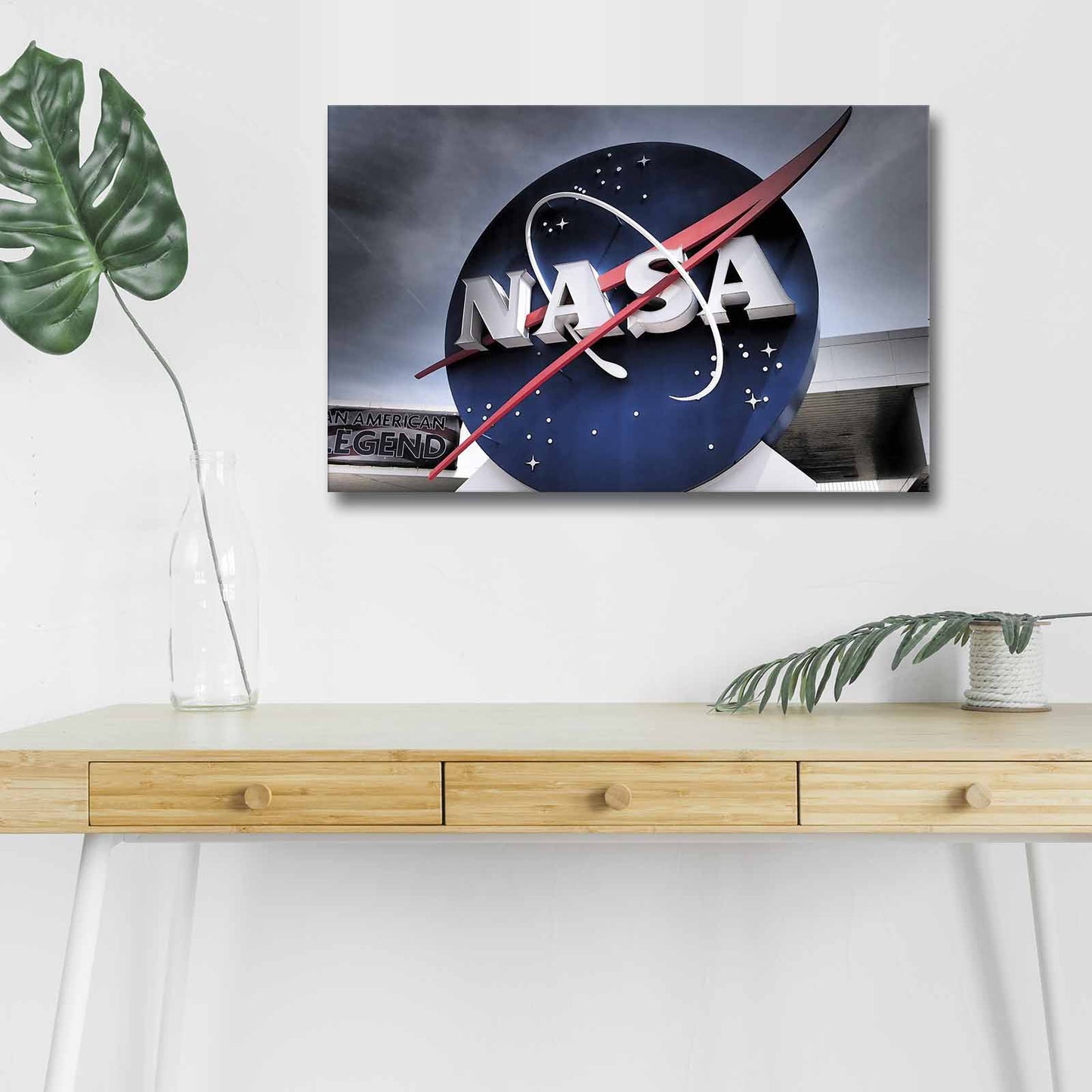 Slika dekorativna platno sa LED rasvjetom, NASA-028