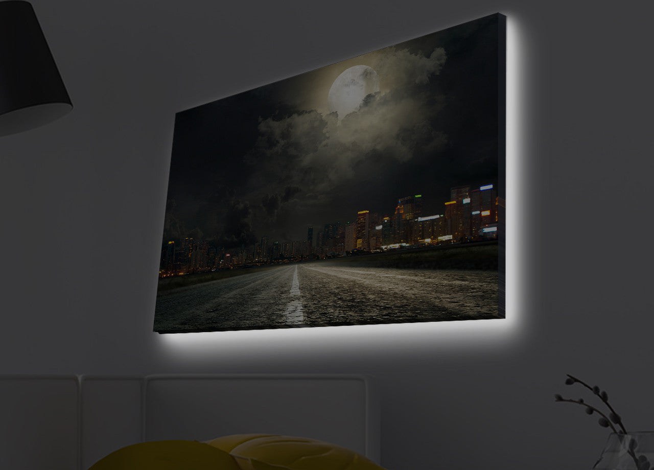 Slika dekorativna platno sa LED rasvjetom, 4570MDACT-023
