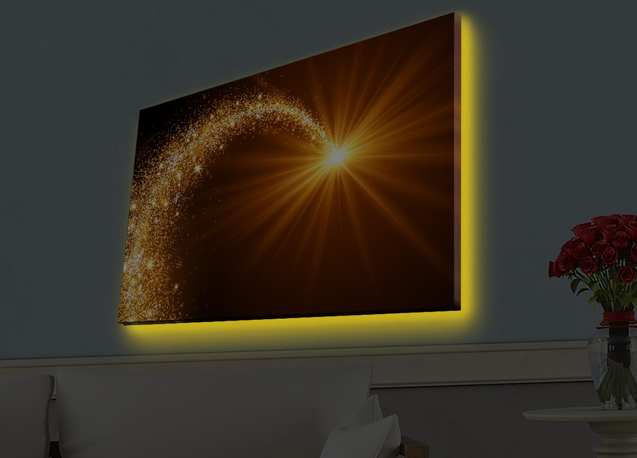 Slika dekorativna platno sa LED rasvjetom, 4570HDACT-046