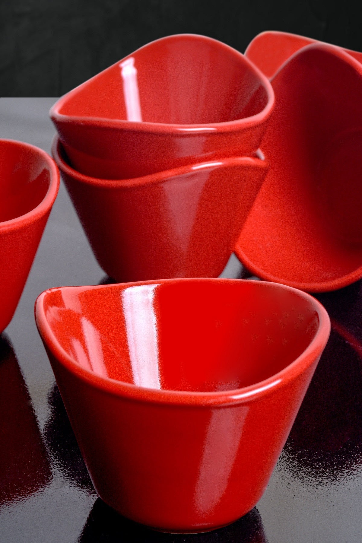Set zdjelica (6 komada), Tigela Red Snack Bowl 11 Cm 6 Pieces