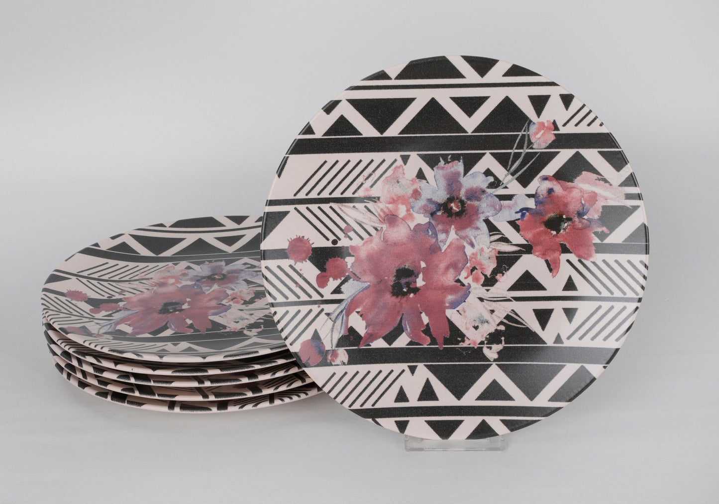 Set tanjura (6 komada), Lilac Serving Plate 25 Cm 6 Pieces - 18231