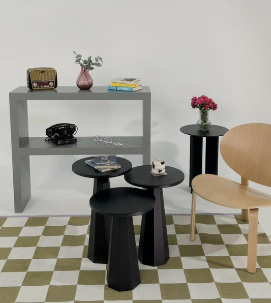 Set stolića 520, crni