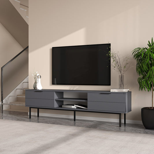 TV komoda niska Paul - antracit