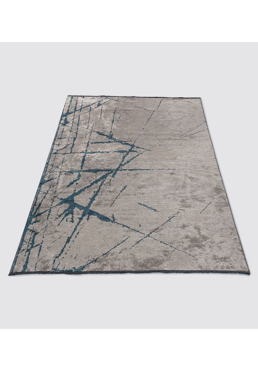 Tepih CRACK PETROL, 200 x 250 cm